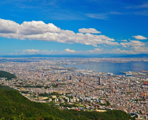 Kobe view from Nunobiki