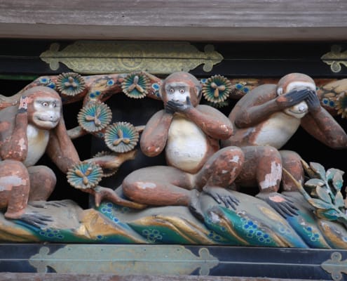 Toshogu Wise Monkeys, Nikko