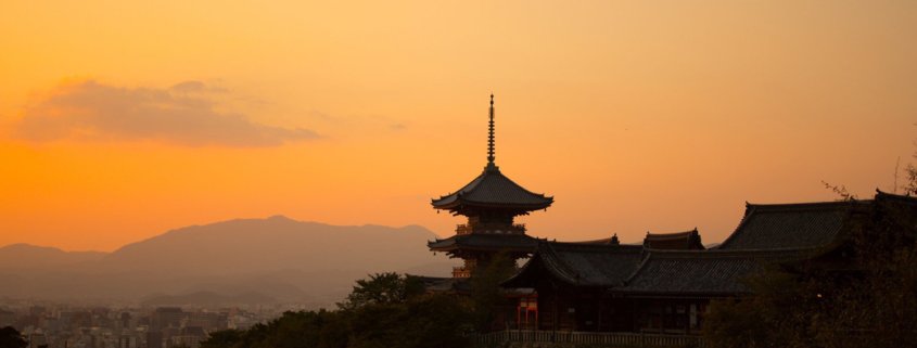 Sunrise on Kiyomizu Dera, Kyoto